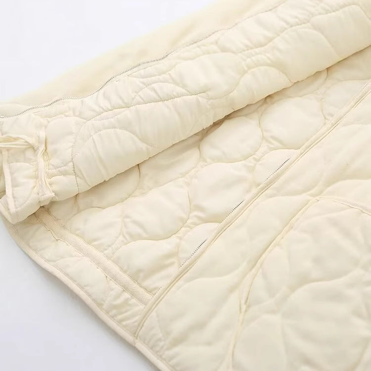 Women's Winter Wadded Loose Quilted Cotton Stand Coats