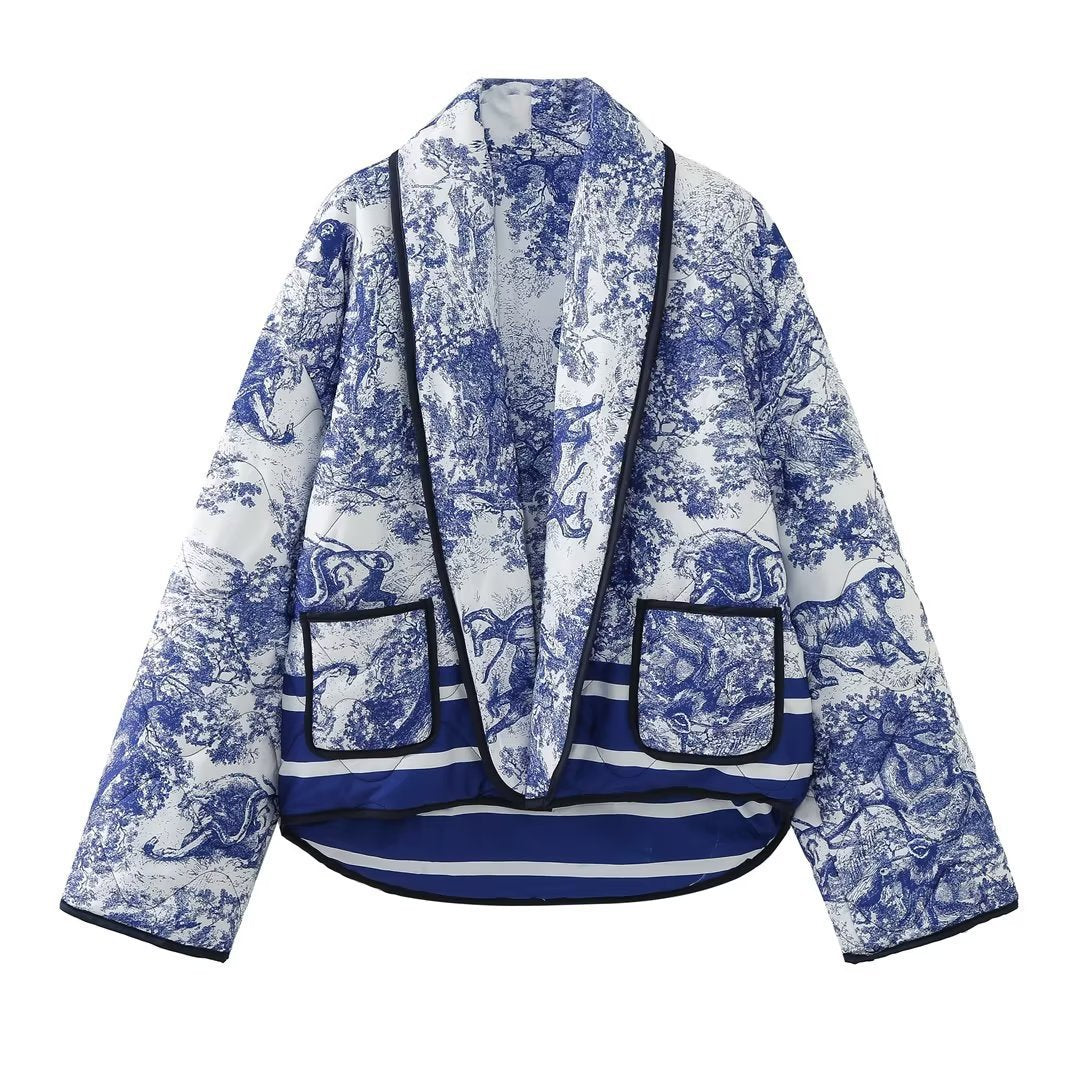 Women's Trendy Casual Comfortable Printed Fashion Jackets