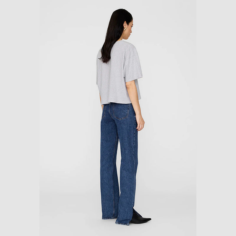 Women's North American Niche Classic Letter Printing Loose Blouses