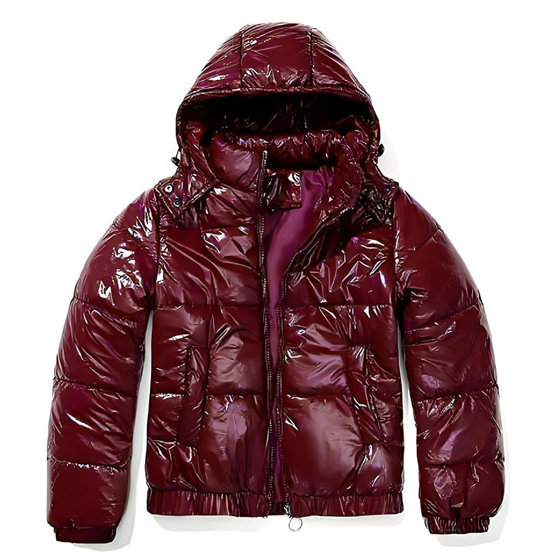 Women's Hooded Coated Splash Proof Fashionable Long Sleeve Coats