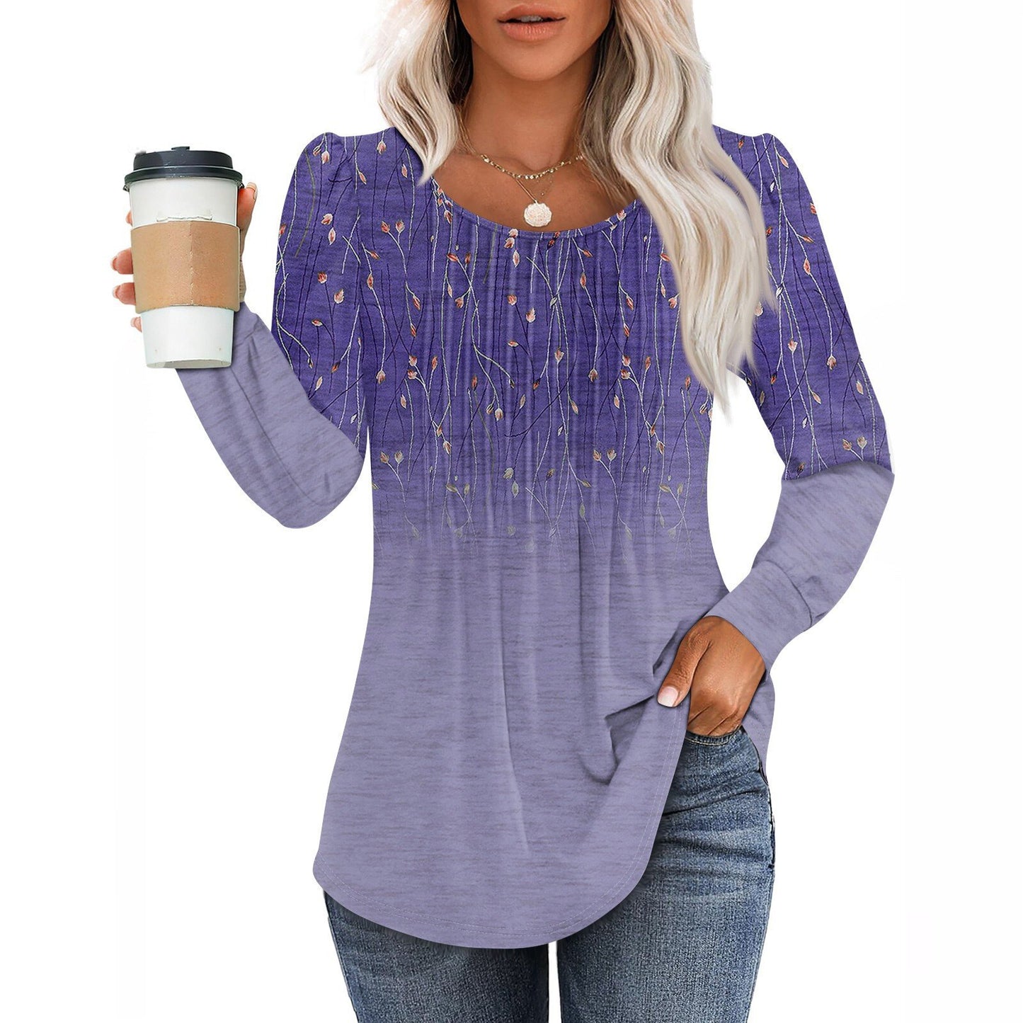 Women's Autumn Long Sleeve Shirt Fashion Casual Blouses