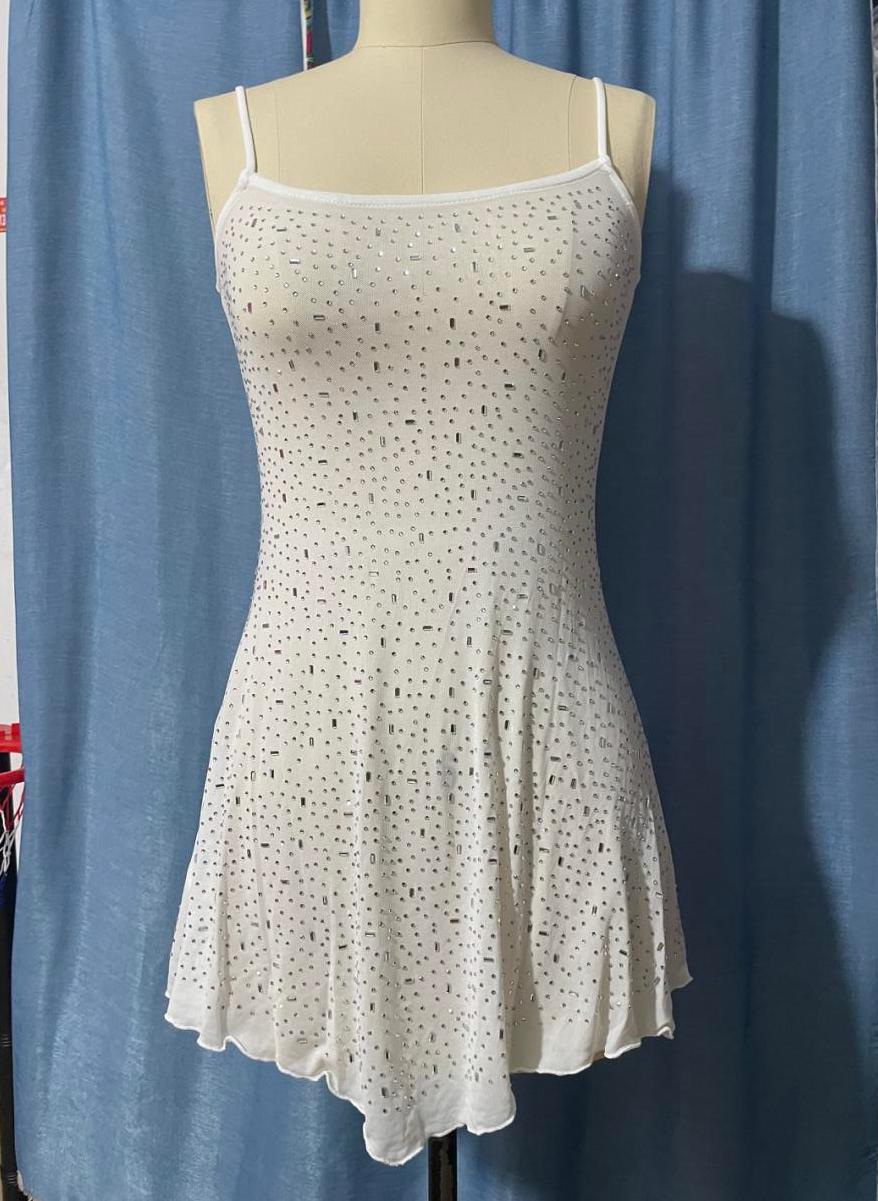 Women's Party Hot Drilling Half Dress Dresses