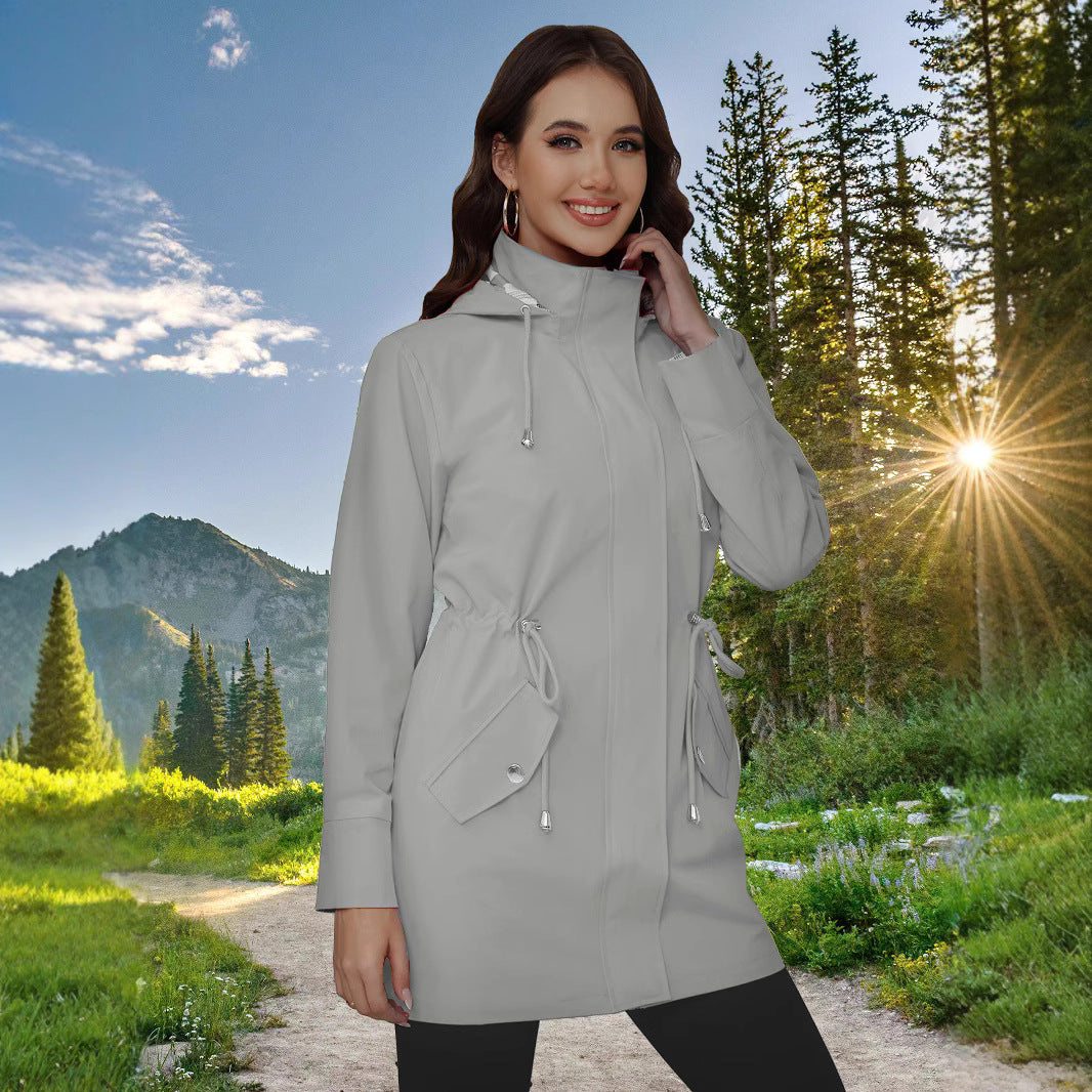 Women's Slimming Hooded Outdoor Versatile Casual Coats