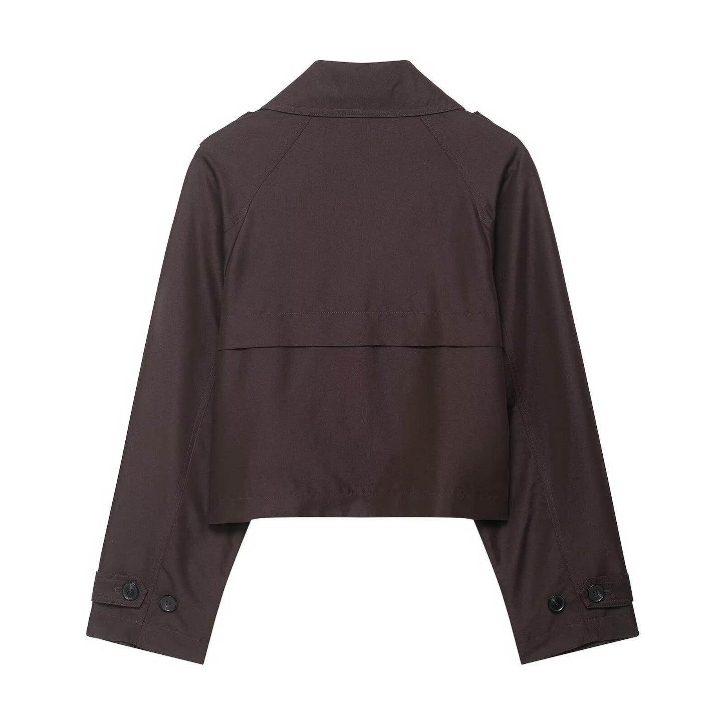 Women's Street Fashion Casual Double Breasted Trench Coats