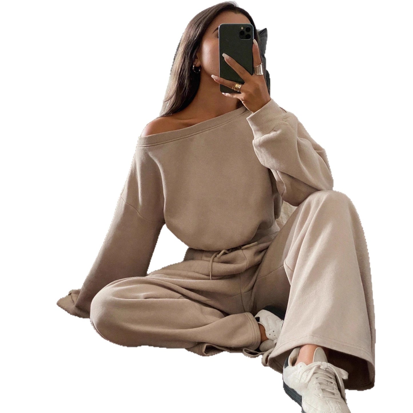 Women's Fashion Sportswear For Loose Graceful Sweatshirt Suits