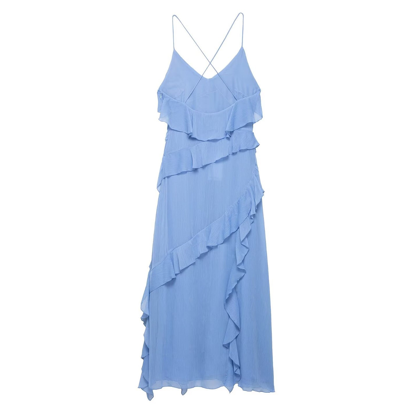 Women's Summer Graceful Fashionable Laminated Decoration Dress Dresses