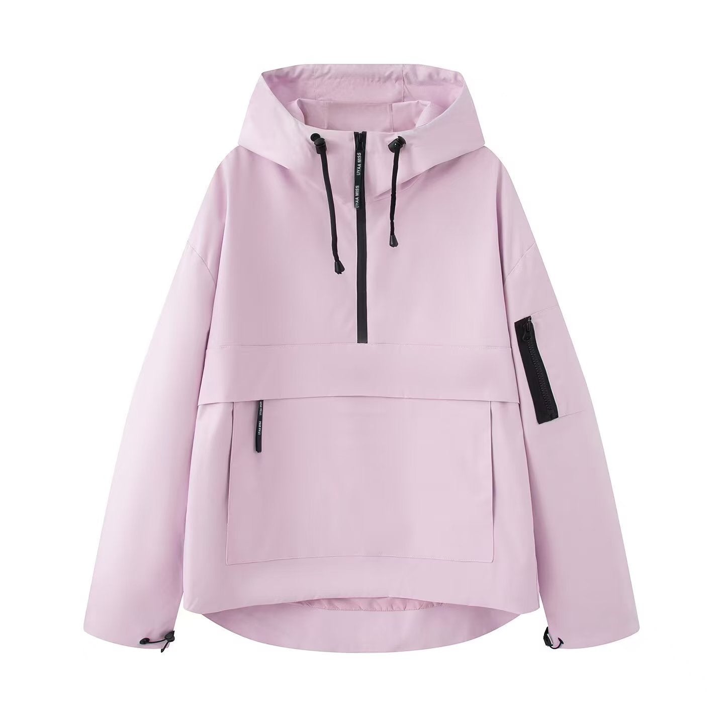 Women's Charming Fabric Hooded Multicolor Outdoor Jackets