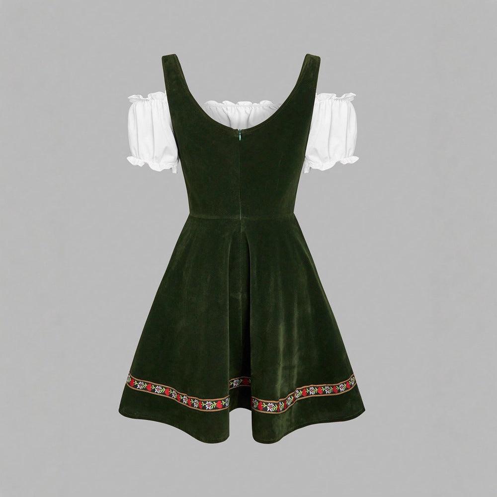Women's German Beer Festival Traditional Bavarian Garden Dresses
