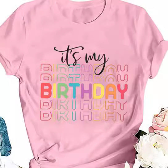Women's Attractive Pretty Printed Cotton T-shirt Blouses
