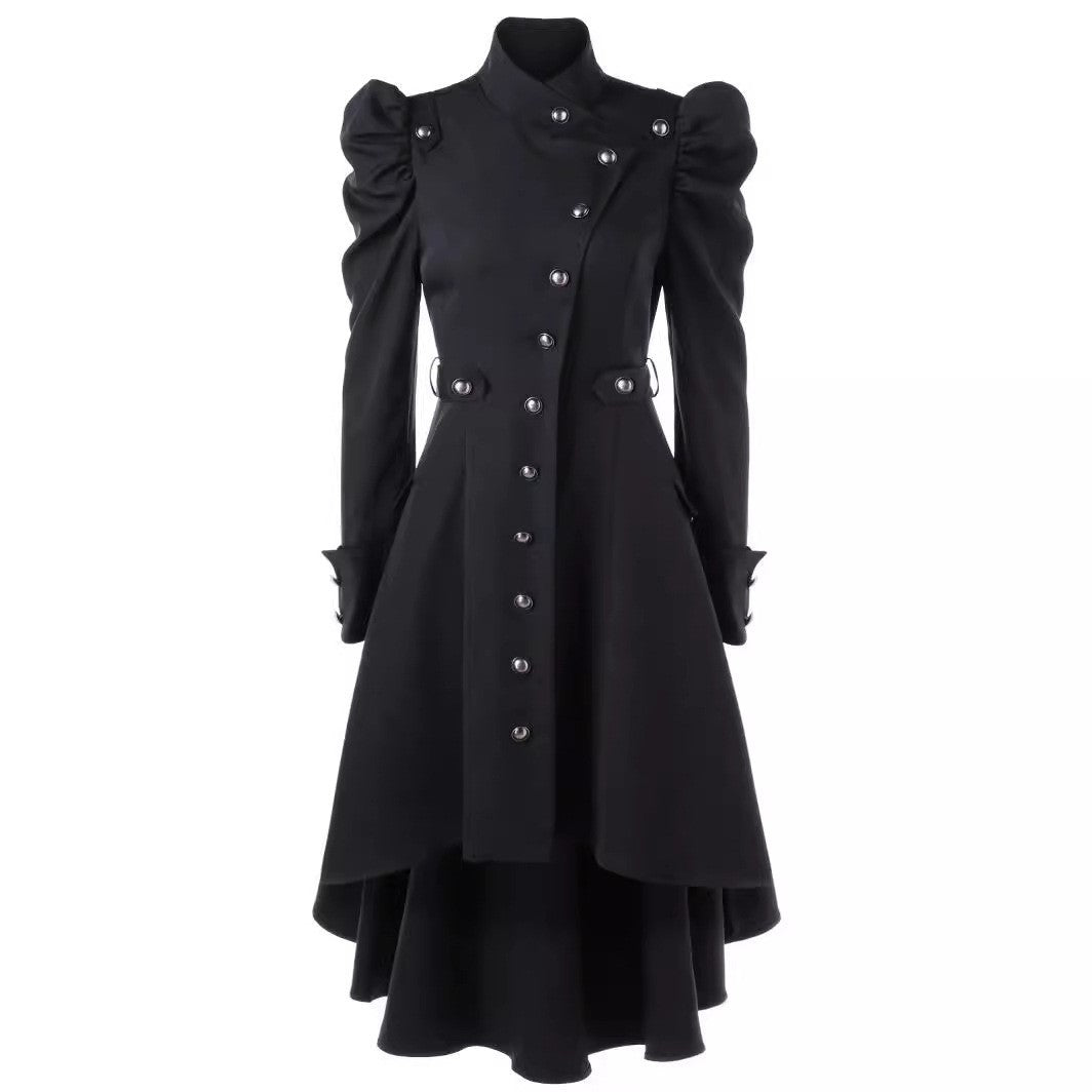 Women's Trench Stand-up Collar Slim Fit British Coats