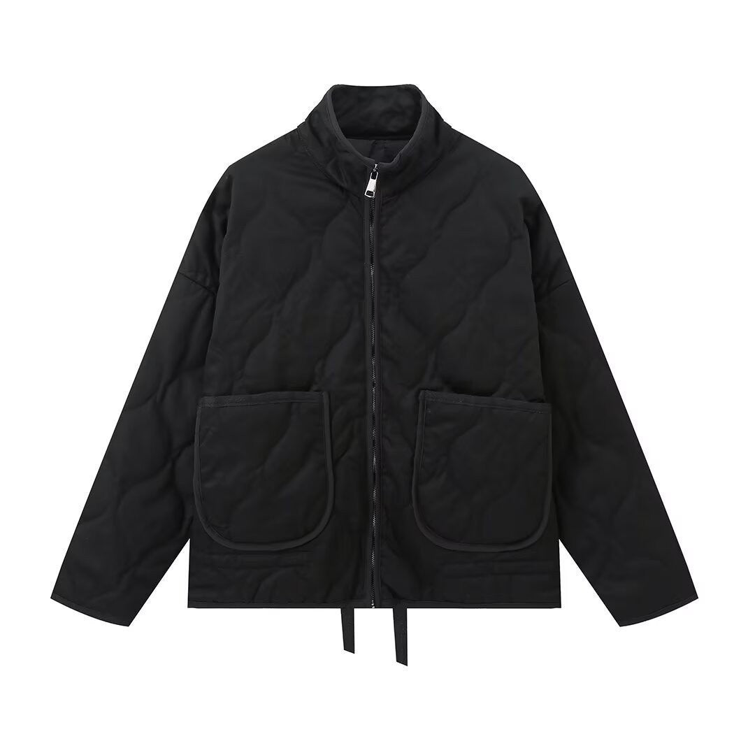 Women's Winter Street Fashion Quilted Long-sleeved Cotton Jackets