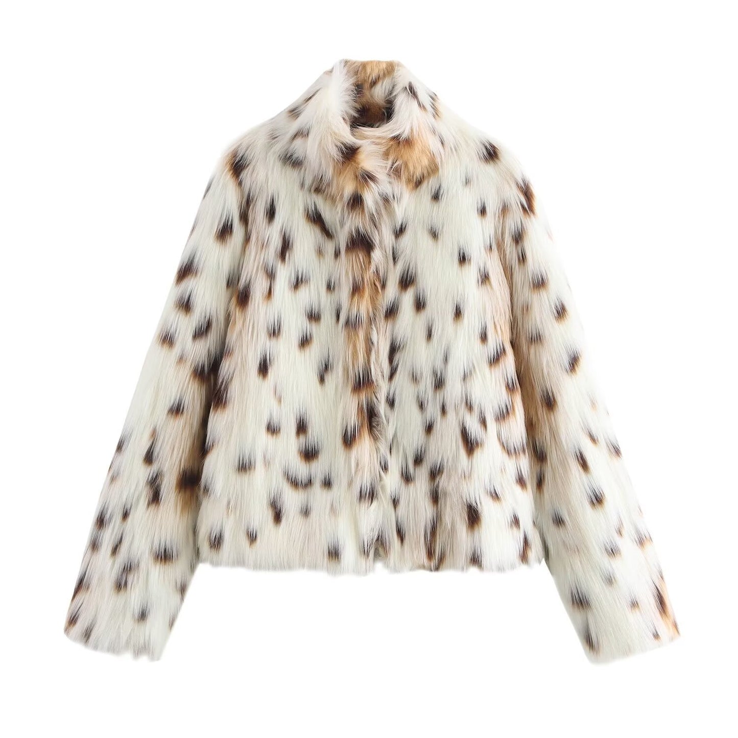 Women's New Autumn Design Leopard Fur Jackets