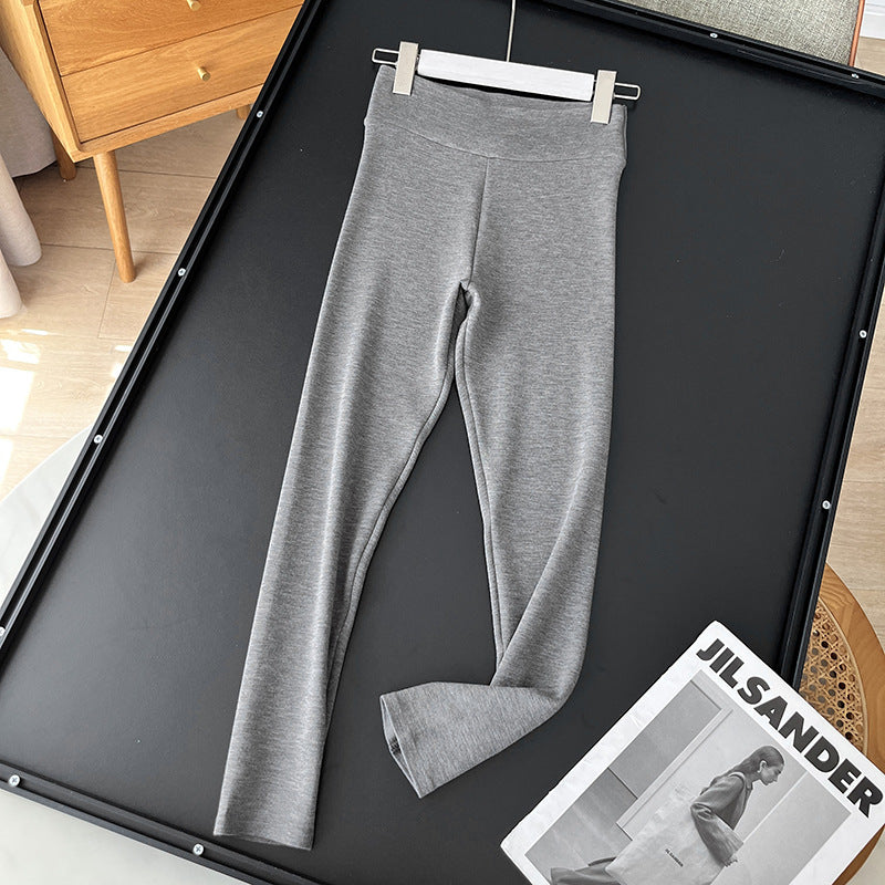 Women's Soft Huang Golden Goat Rong Fabric Pants