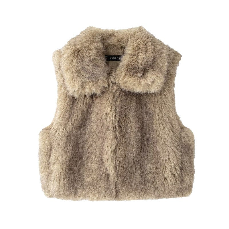 Women's Innovative Street Fashion Faux Fur Coats