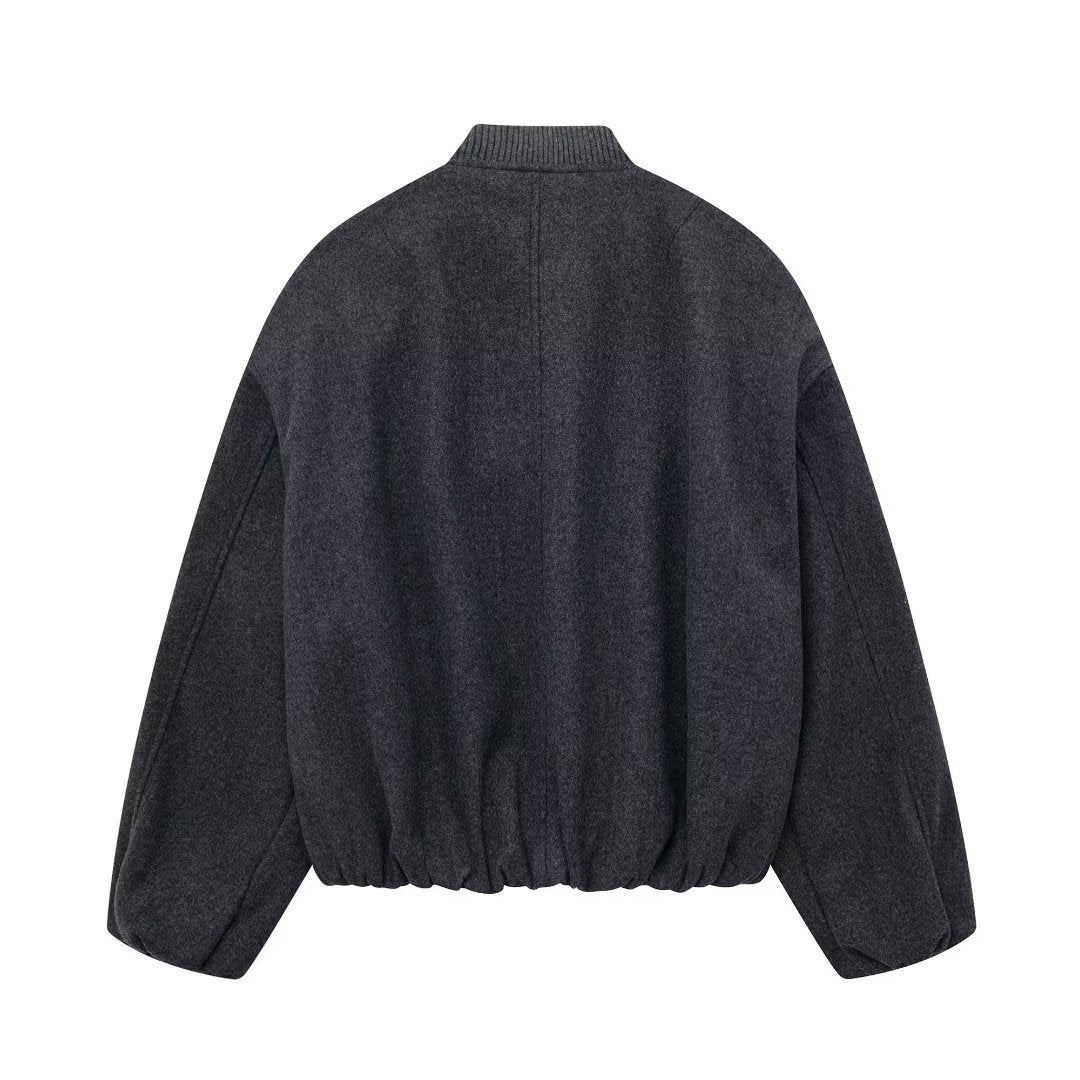 Women's Beautiful Attractive French Pocket Bomber Coats