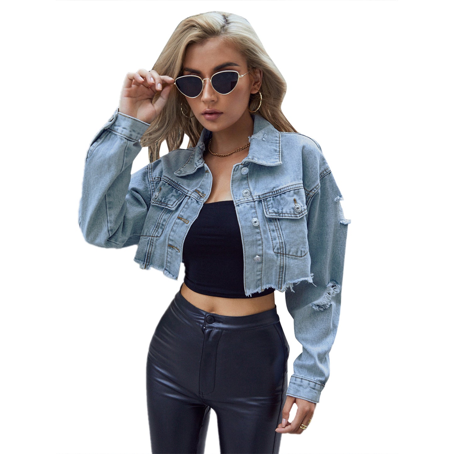 Women's Cool Stylish Casual Fashion Denim Coats