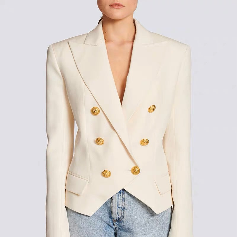 Women's Waist Slimming Fashion Popular Classic Small Blazers