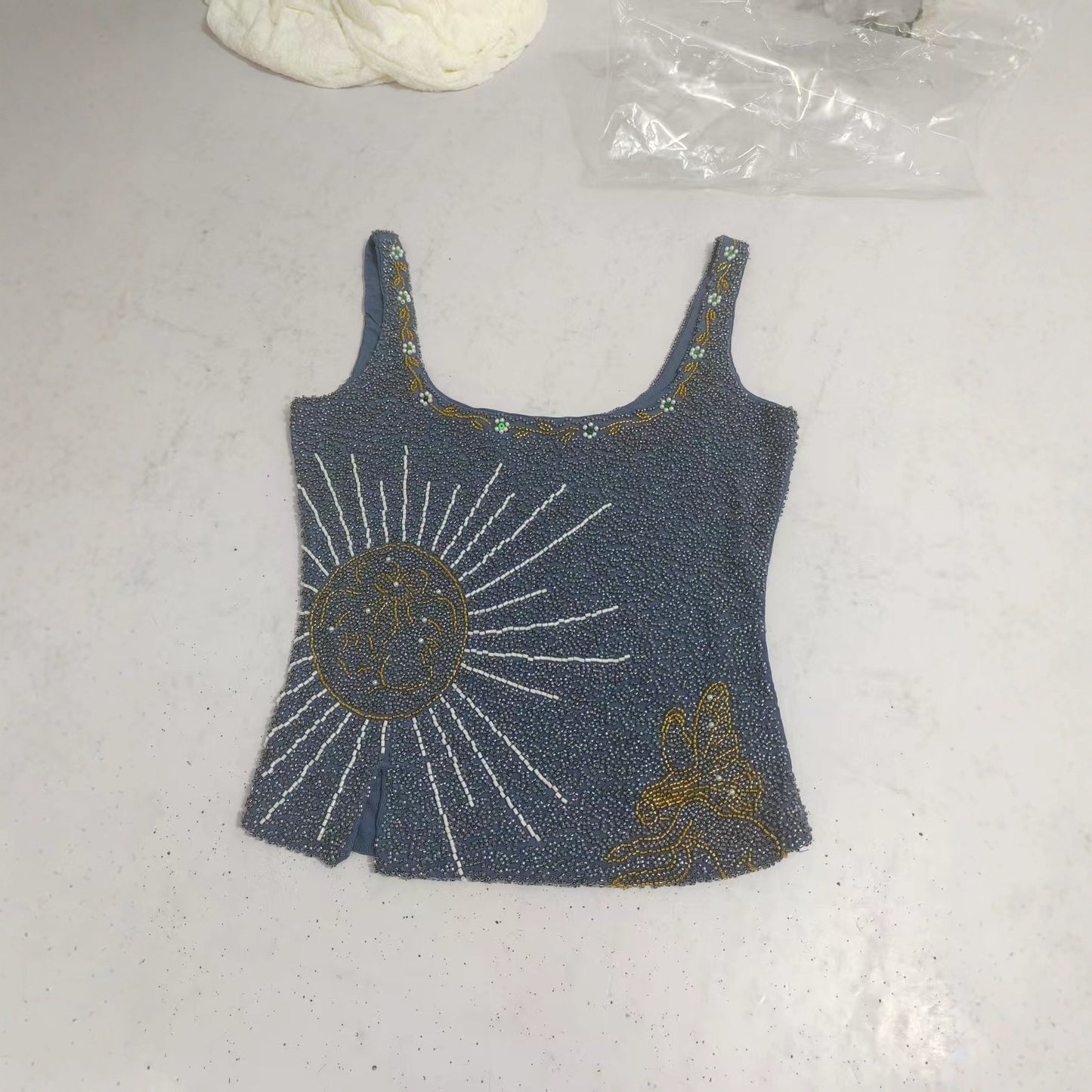 Strap Type Printed Urban Leisure Sun Dresses