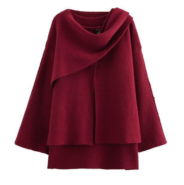 Women's Trendy Classy Cape Knitted Loose Cardigans