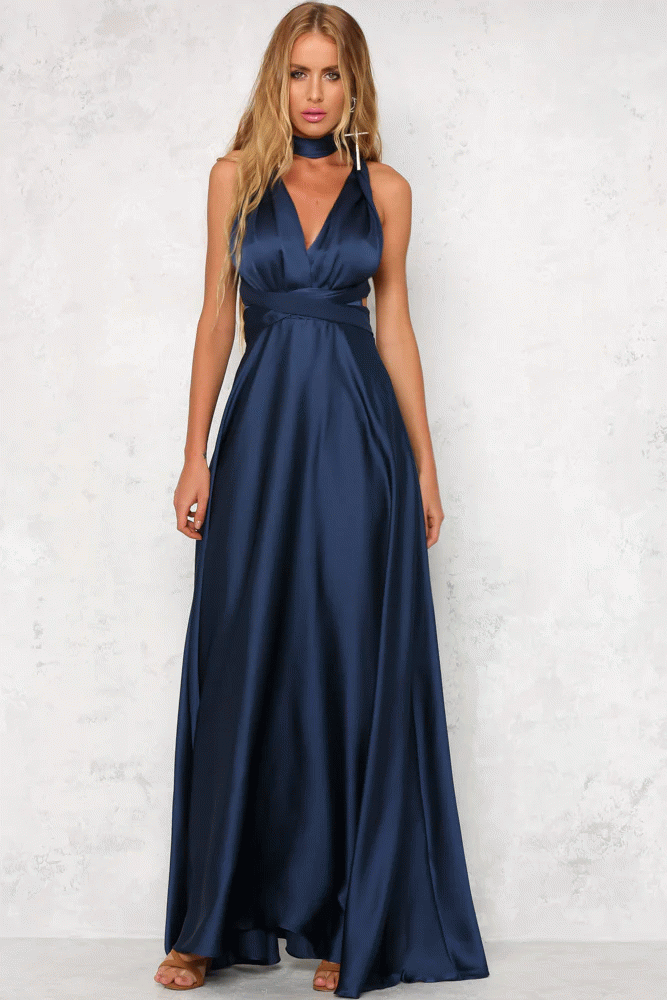 Women's Sleeveless Sexy Backless High Waist Large Swing Dresses