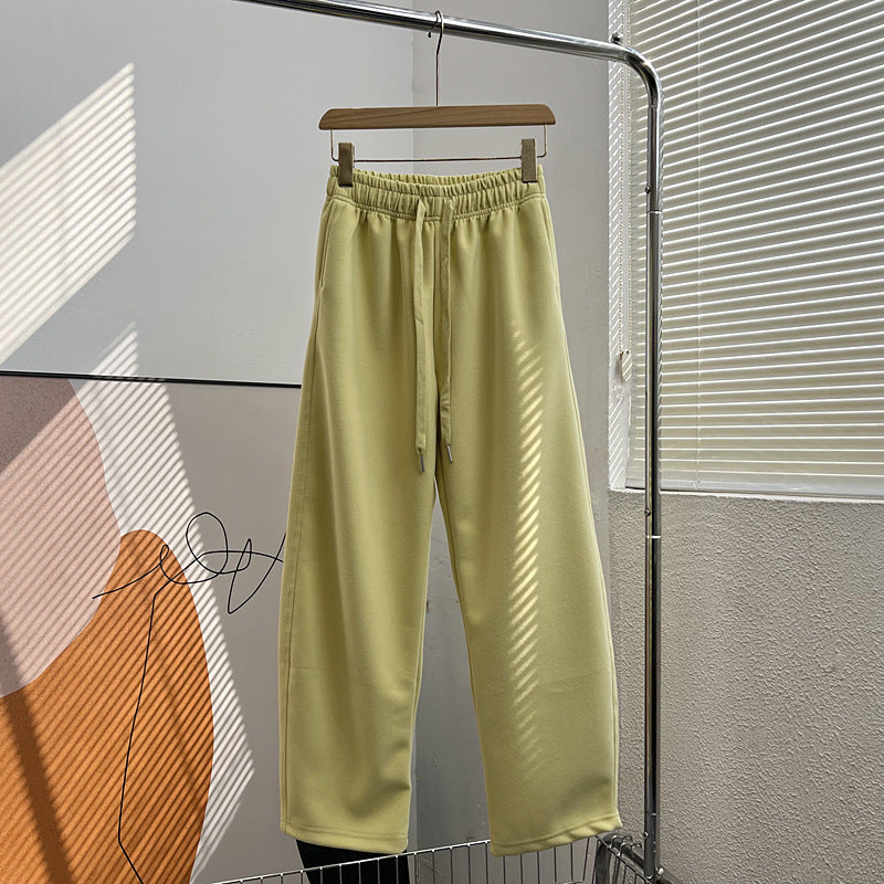 Women's Like Slimming Tall Banana Autumn Small Elastic Waist Pants