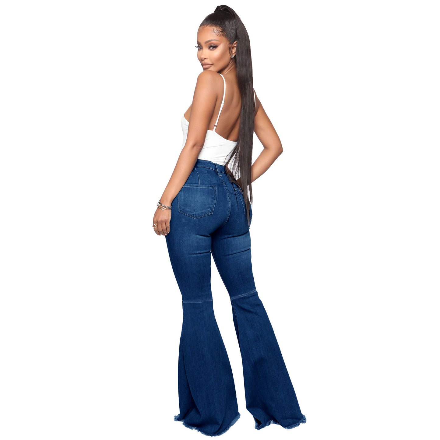 Fashion High Waist Slim Stretch Denim Jeans