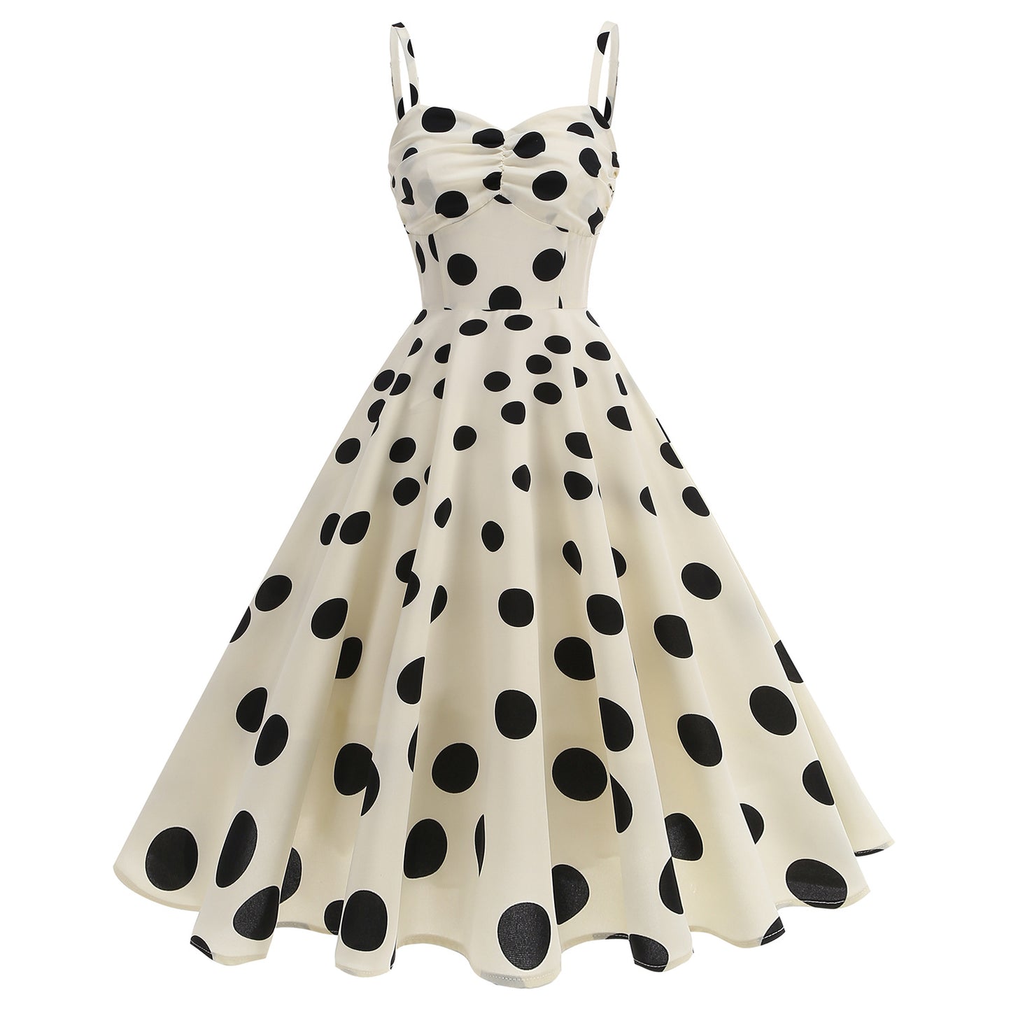 Elegant Graceful Dot Polka Dots Printed Dresses
