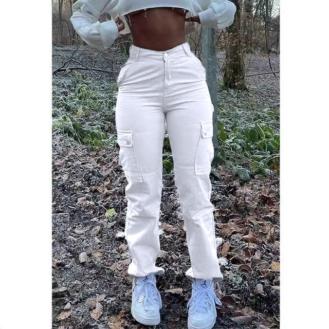 Women's Quality Hip Waist Fashion Stretch Street Jeans