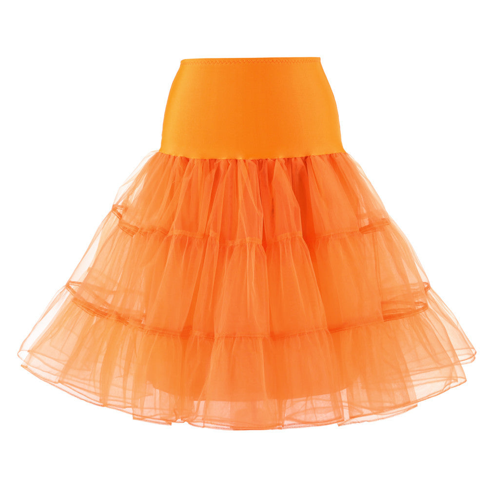 Boneless Gauze Crinoline Violent Color Slip Wedding Dresses
