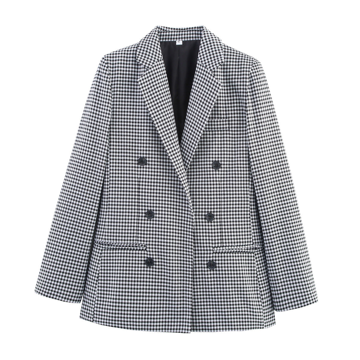 Women's Trendy Beautiful Plaid Double-breasted Autumn Blazers