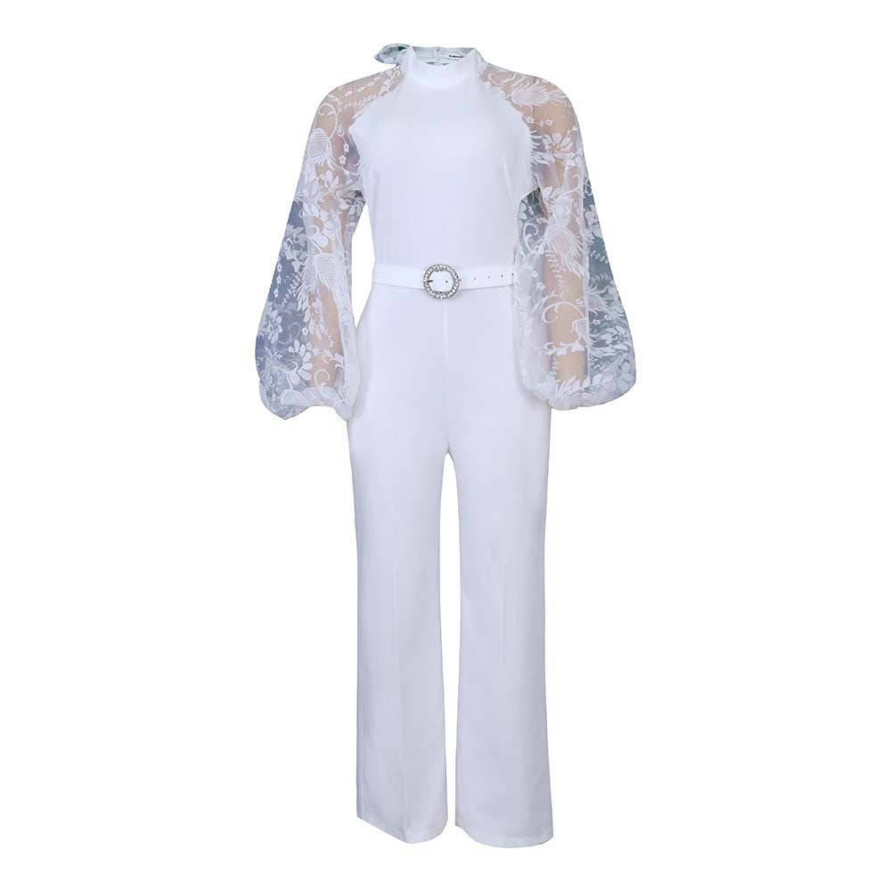 Women's Spring Long Sleeve High Waist Elegant Pants