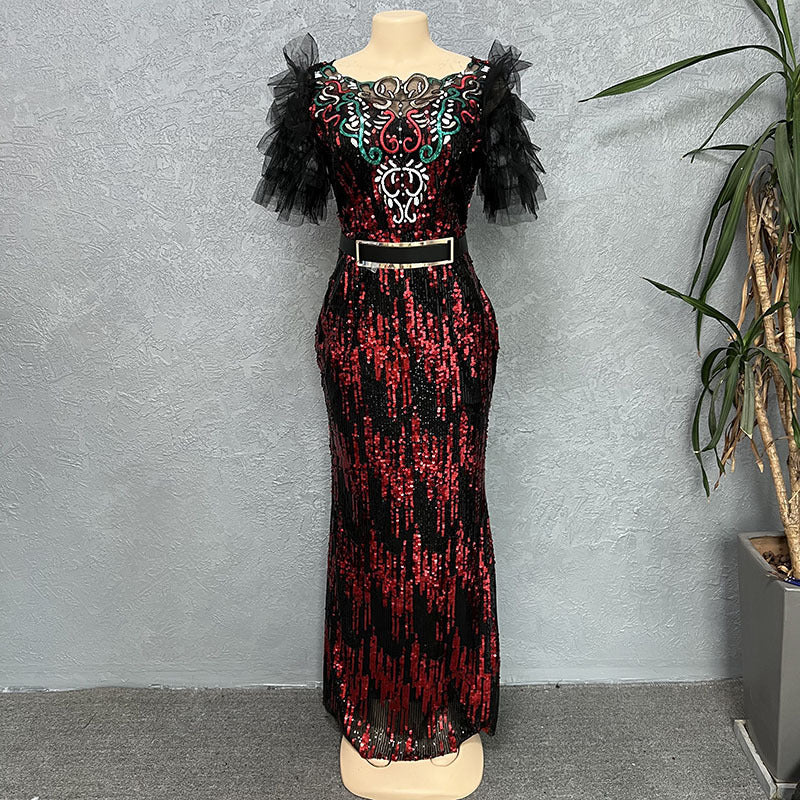 Women's Fishtail Dress Long African Fashion Wear Dresses