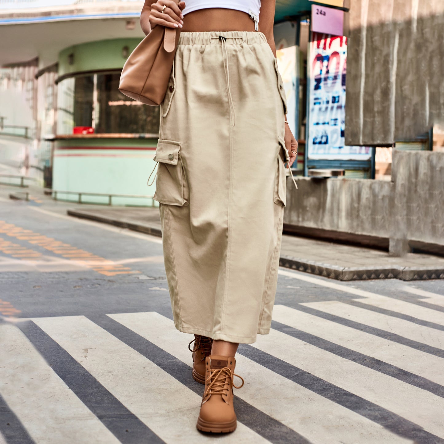 Women's Graceful Beautiful Classy Drawstring Denim Skirts