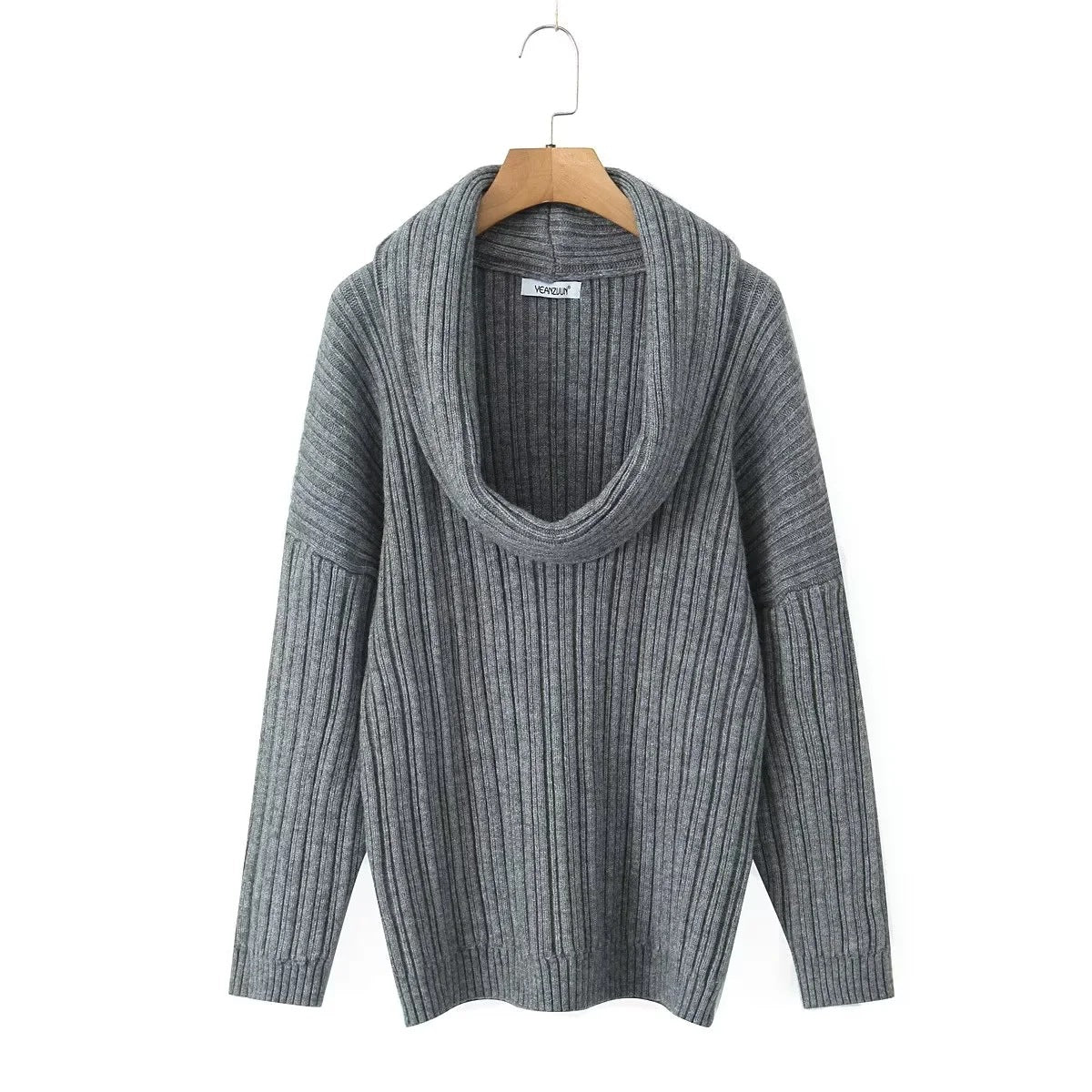 Women's Design Sense Sexy Thickened Jumper Winter Loose Knitwear