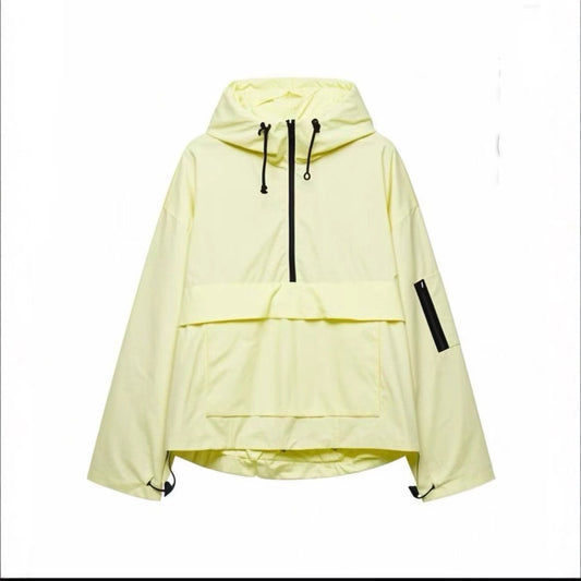 Women's Charming Fabric Hooded Multicolor Outdoor Jackets