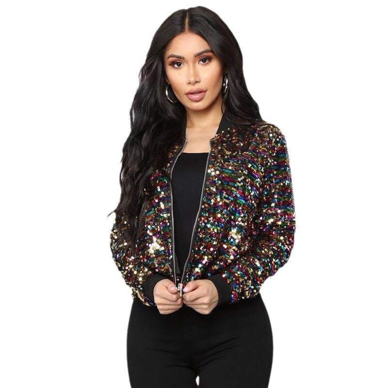 Beautiful Zipper Decorations Long Sleeve Small Coats