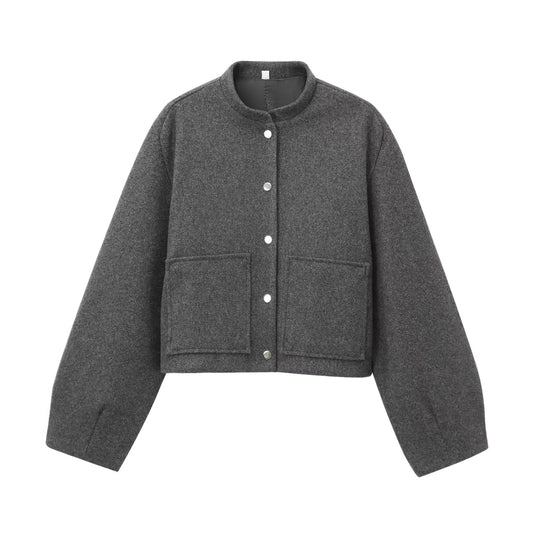 Women's Durable Cool Pocket Decoration Bomber Jackets