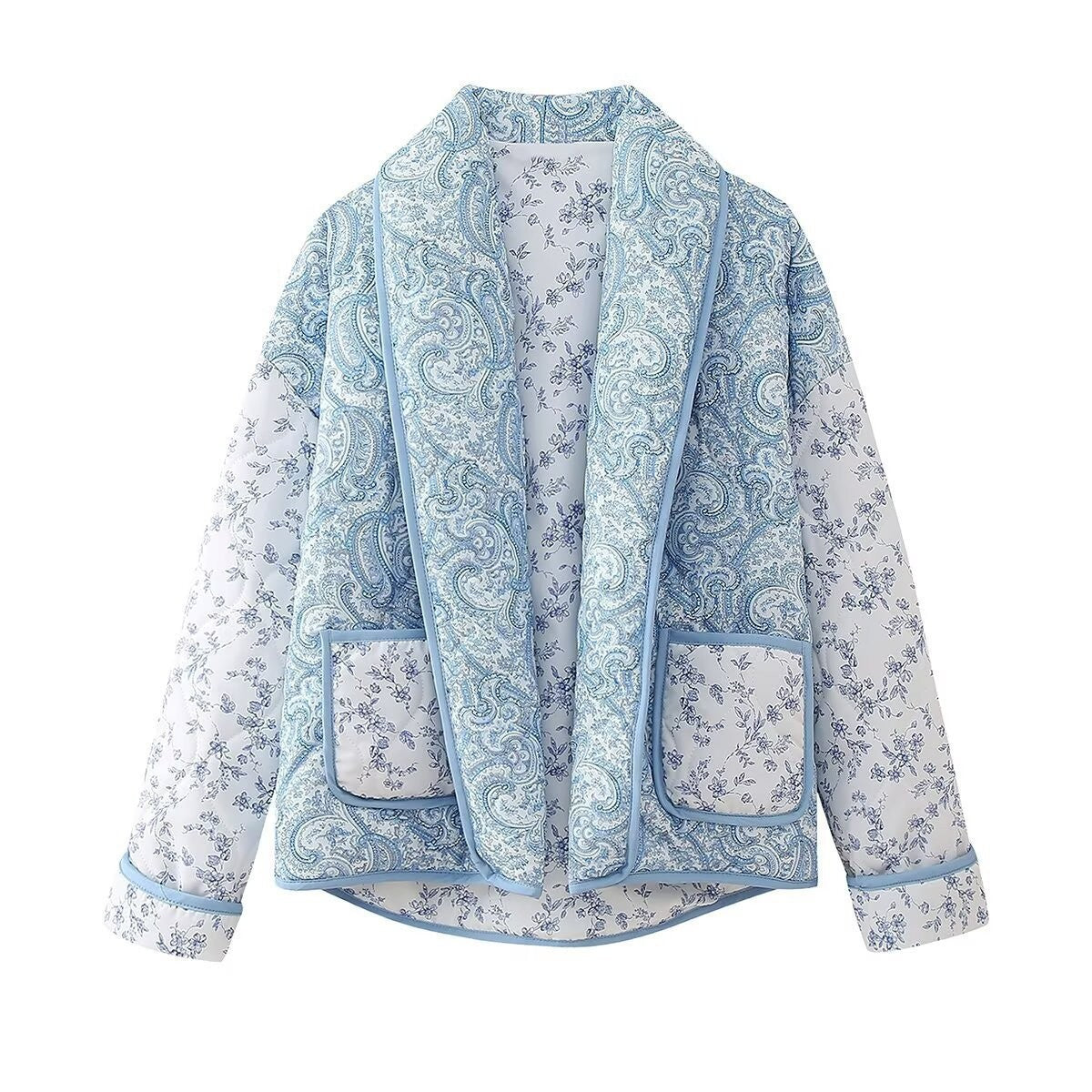 Women's Spring Street Fashion Casual Printed Jackets