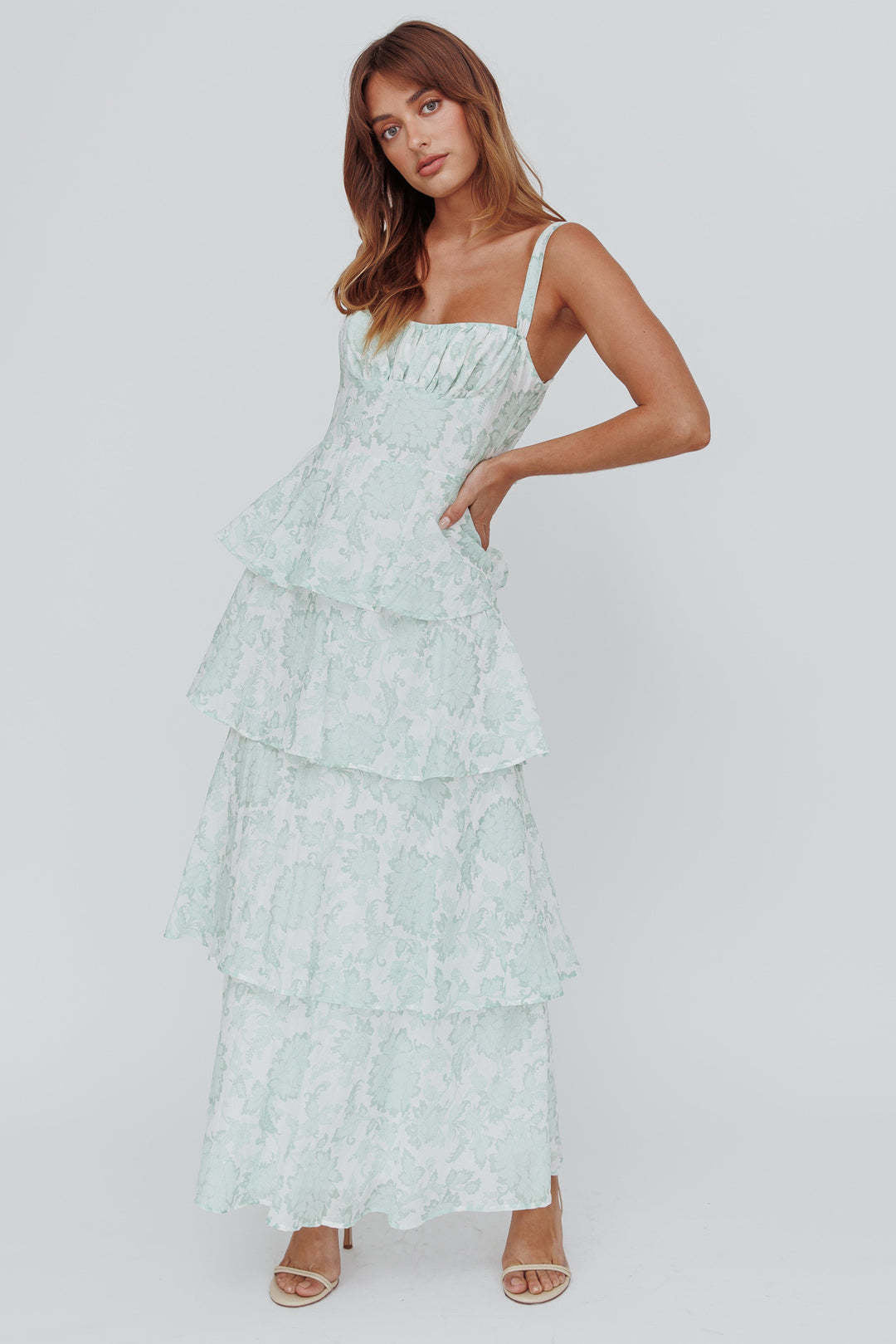 Bow Floral Dress Holiday Party Temperament Dresses