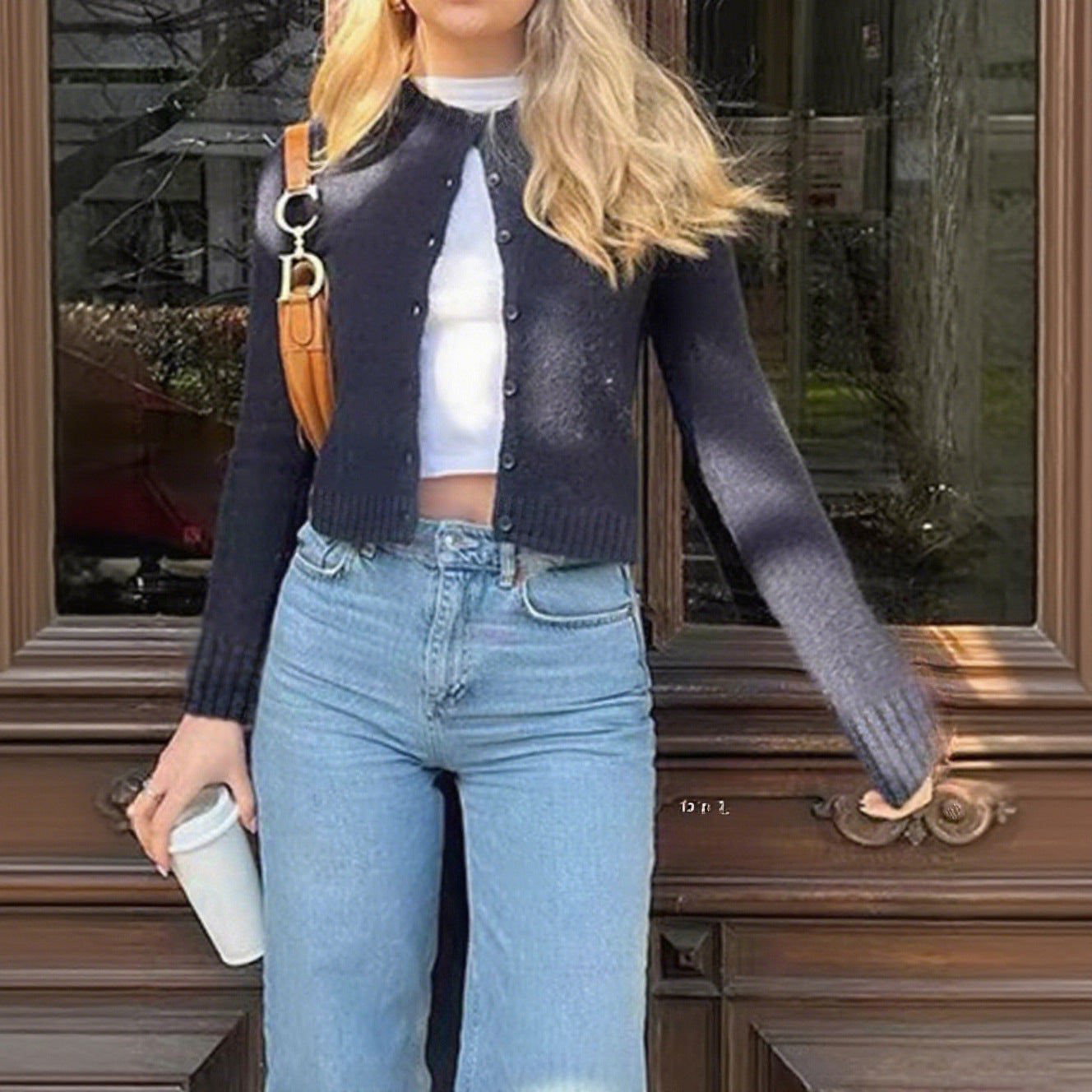 Women's Casual Simple Solid Color Long Sleeve Knitwear