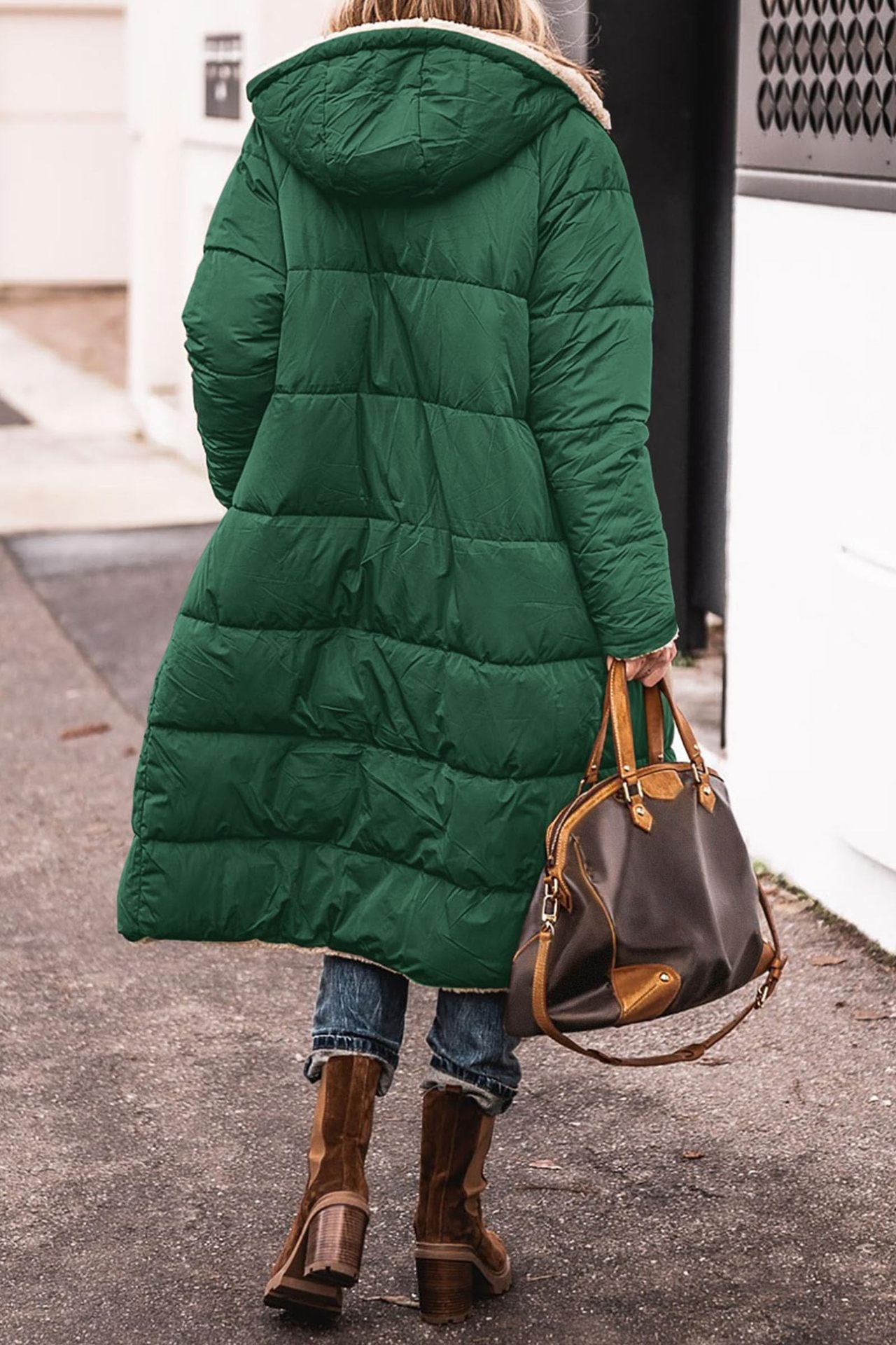 Women's Winter Warm Hooded Fur Collar Cotton Coats
