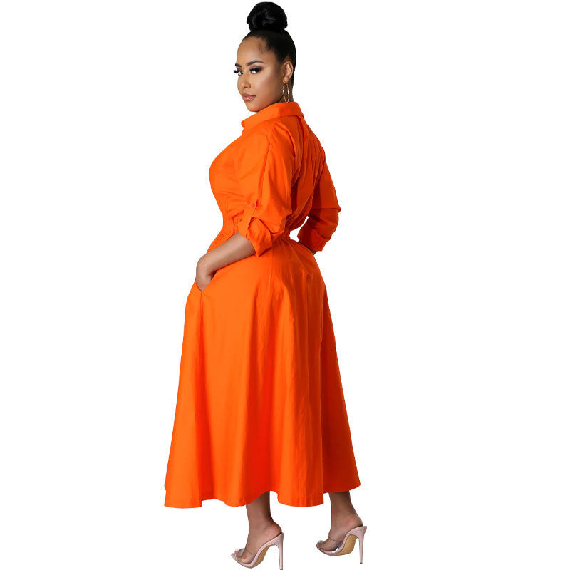 Women's Shirt Casual Long Sleeve Solid Color Blouses