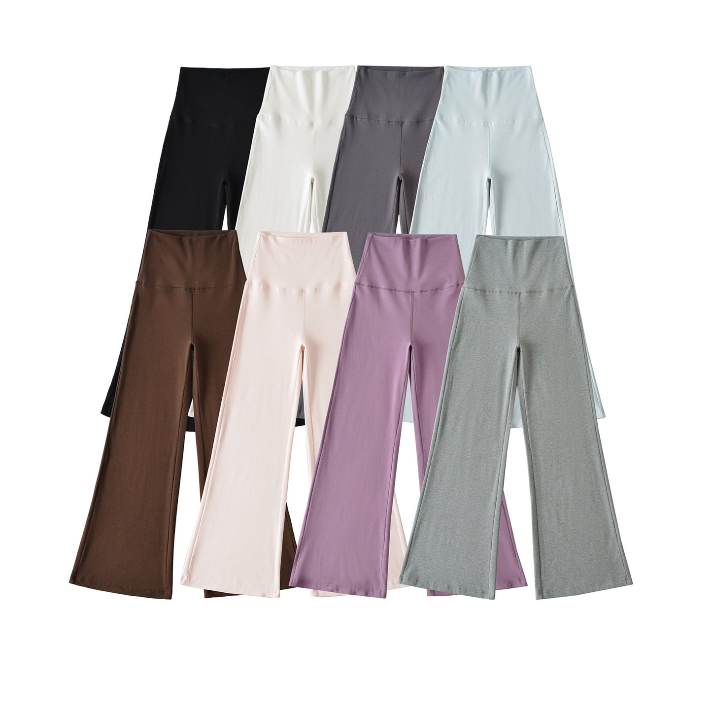Women's Foldable Waist Of Trousers Knitted Culottes Pants