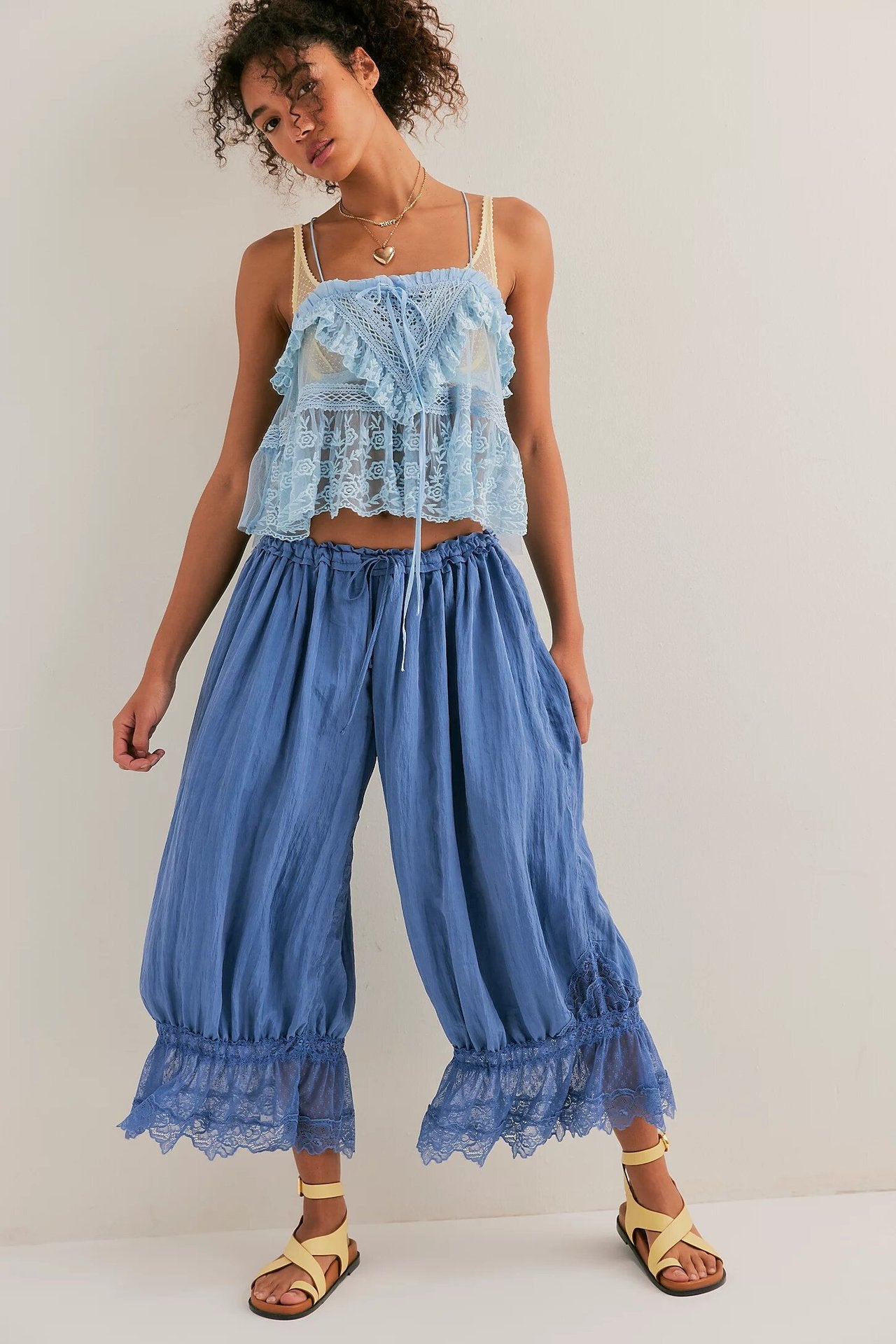 Women's Sales Lace Mesh Summer Strap Tops