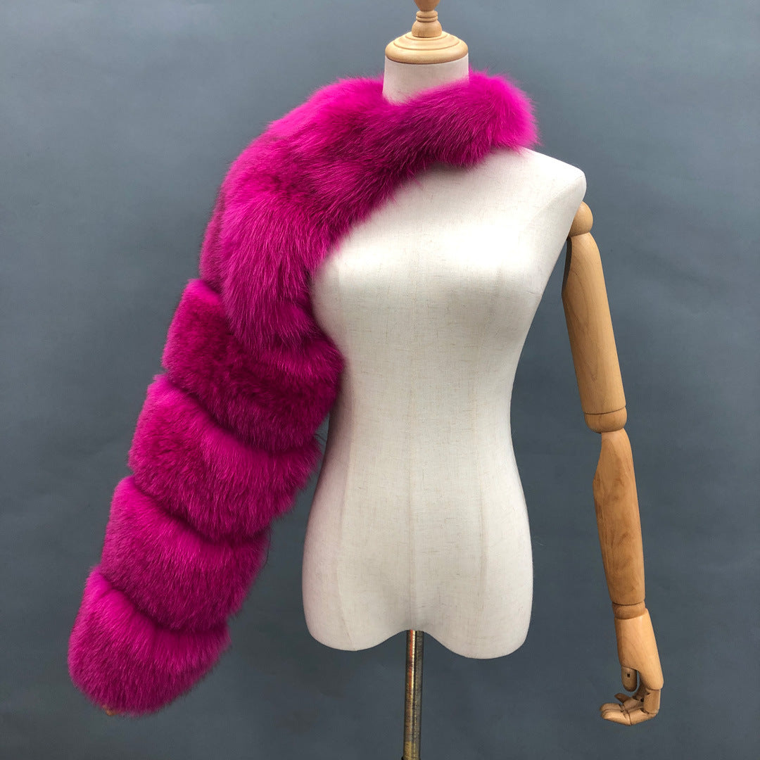 Women's Fur For Imitation Long Sleeve Shawl Coats