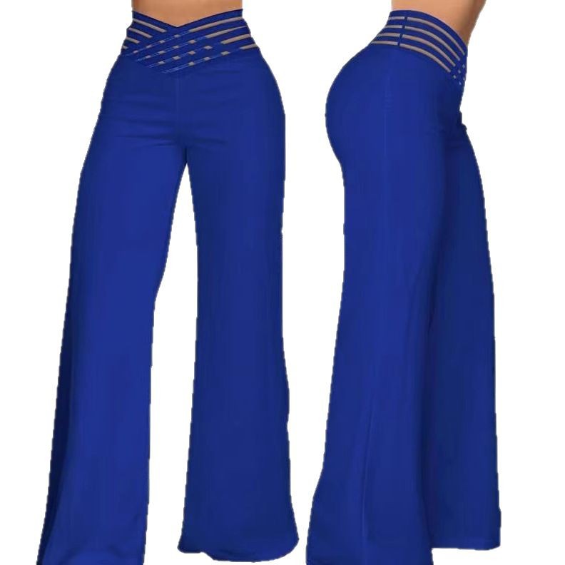 Women's Trousers Temperament Commute Flared High Waist Pants