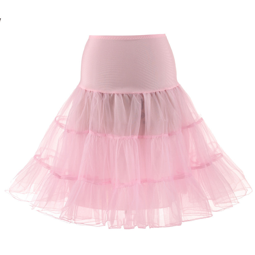 Boneless Gauze Crinoline Violent Color Slip Wedding Dresses