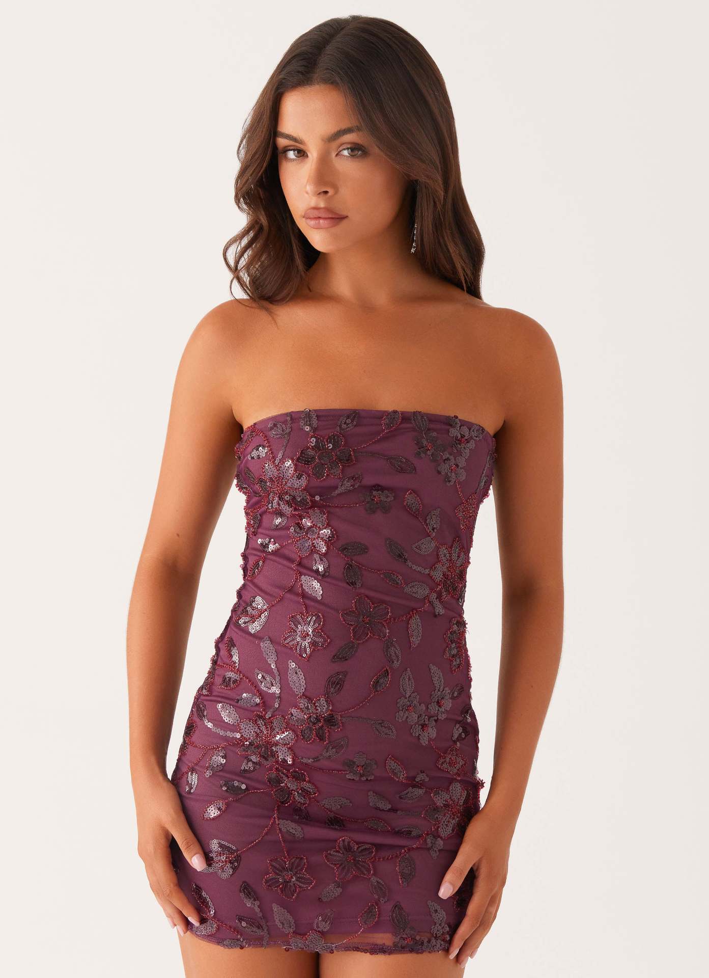 Women's Summer Fashion Sexy Tube With Sequins Sheath Tops