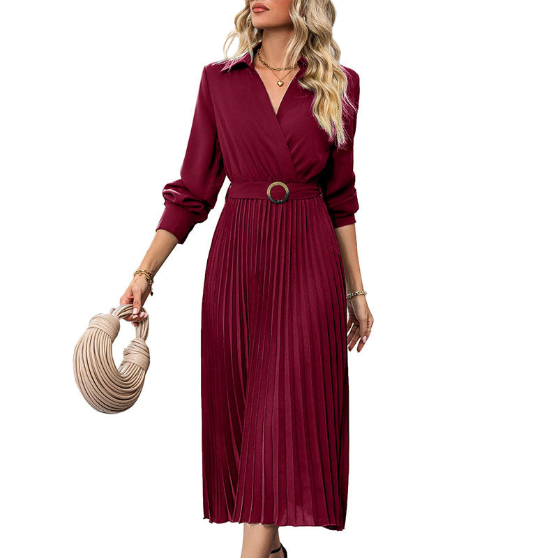 Women's Stylish High-grade Solid Color Dress Dresses
