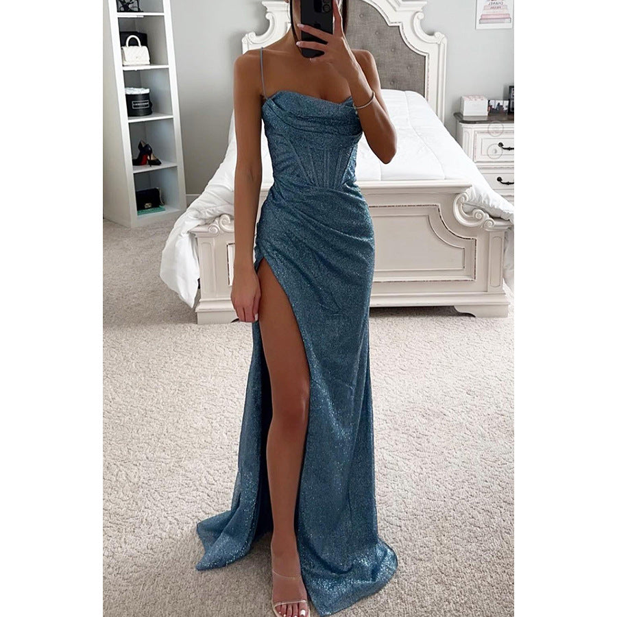 Women's Party Fashion Suspenders Dress Loose Casual Dresses